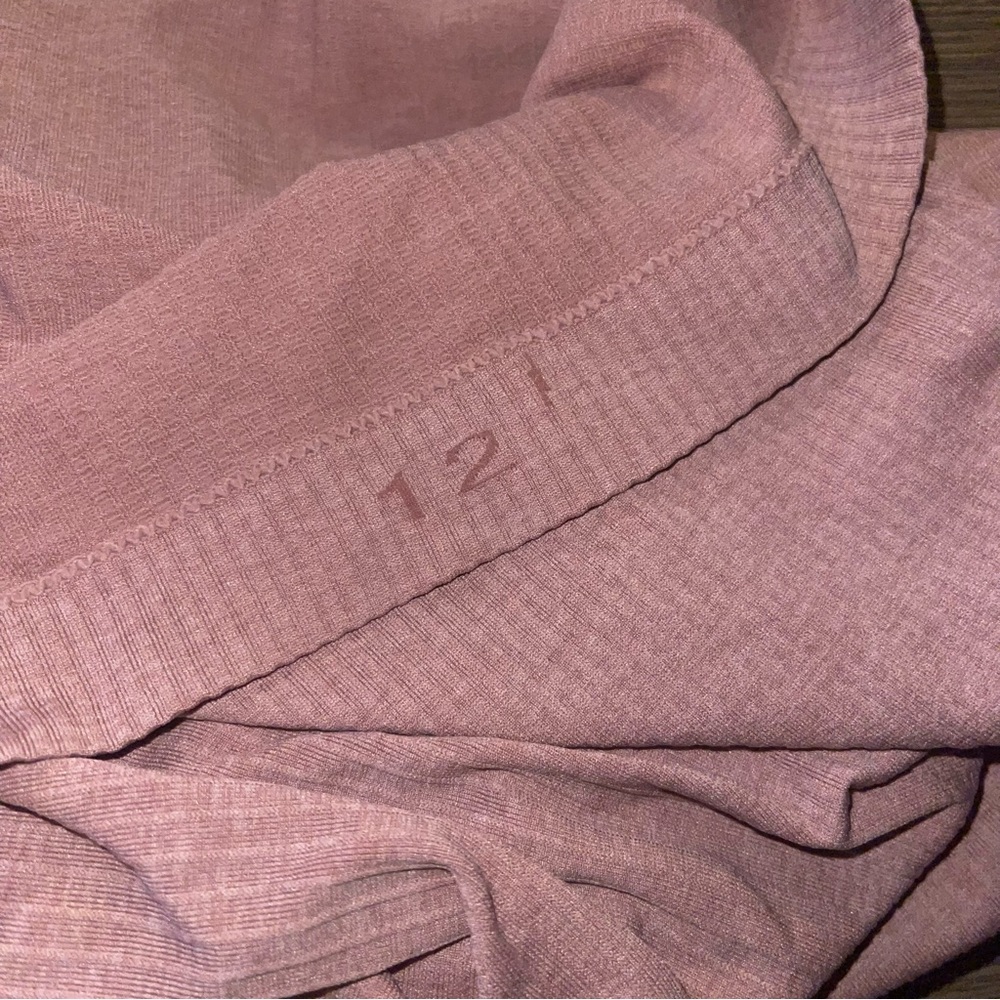 Lululemon Ebb Ribbed Pink Tank Top 12 - Picture 4 of 4